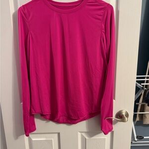 CRZ YOGA Fuchsia Long Sleeve Top